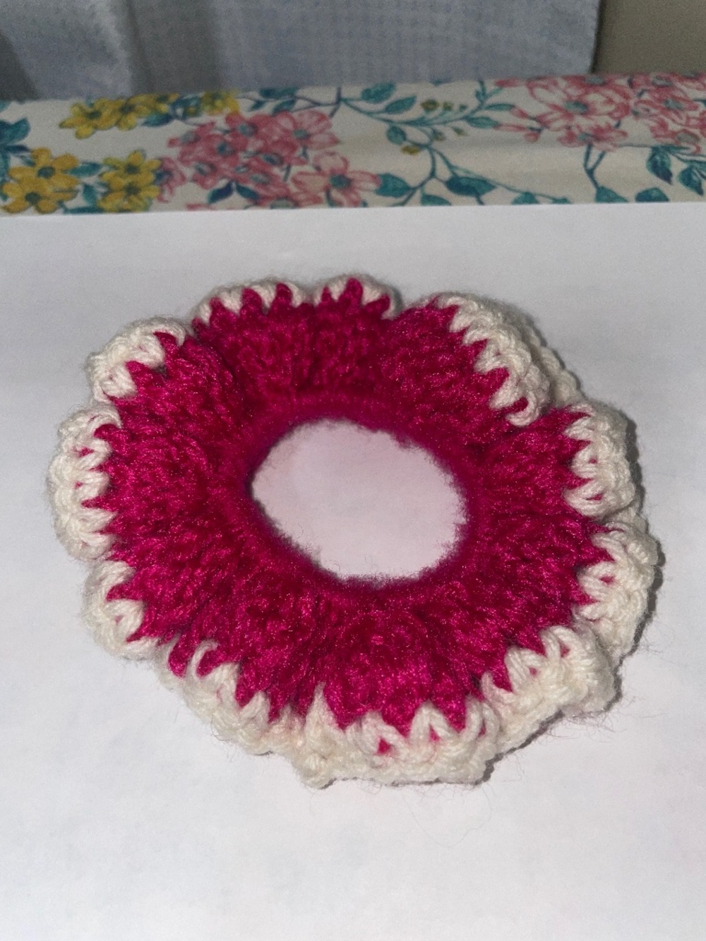Crochet Hair scrunchie